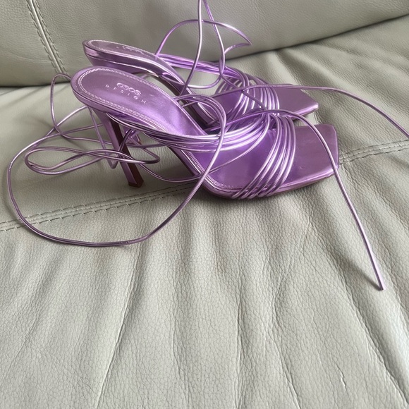 ASOS Strappy Tie Leg Sandals - Picture 7 of 9